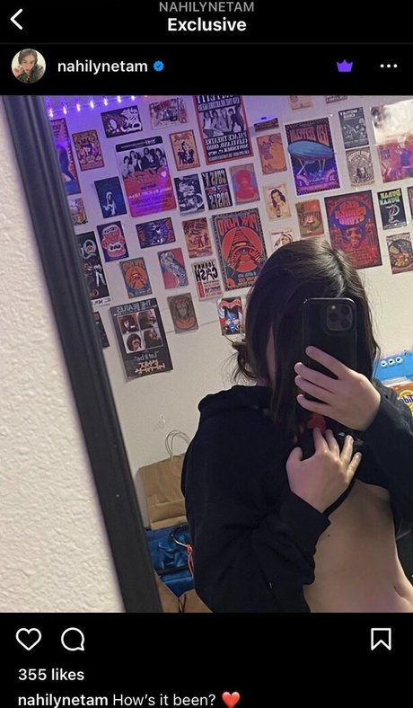 Foto desnuda filtrada de OnlyFans de Nahilynetam